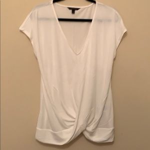 Banana Republic Criss-Cross V-Neck T